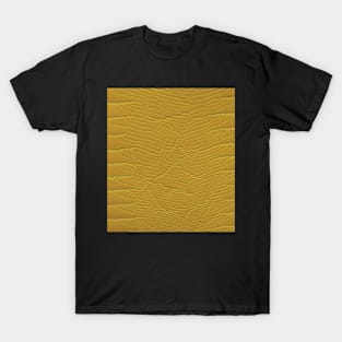 Photographic Image of Mustard Yellow Reptile Skin T-Shirt